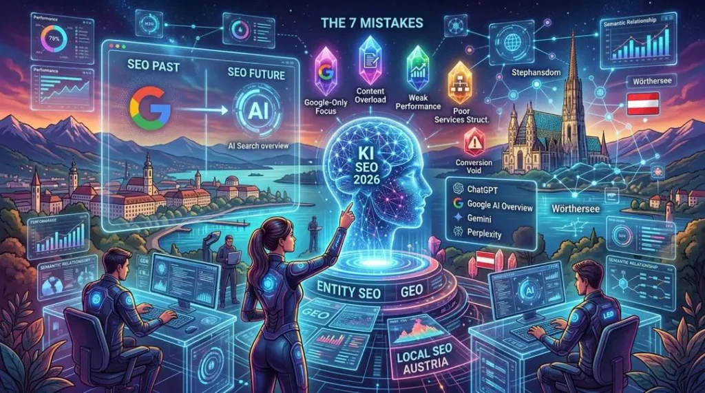 KI SEO 2026 für österreichische Unternehmen – AI Search, Google AI Overview und digitale Sichtbarkeit