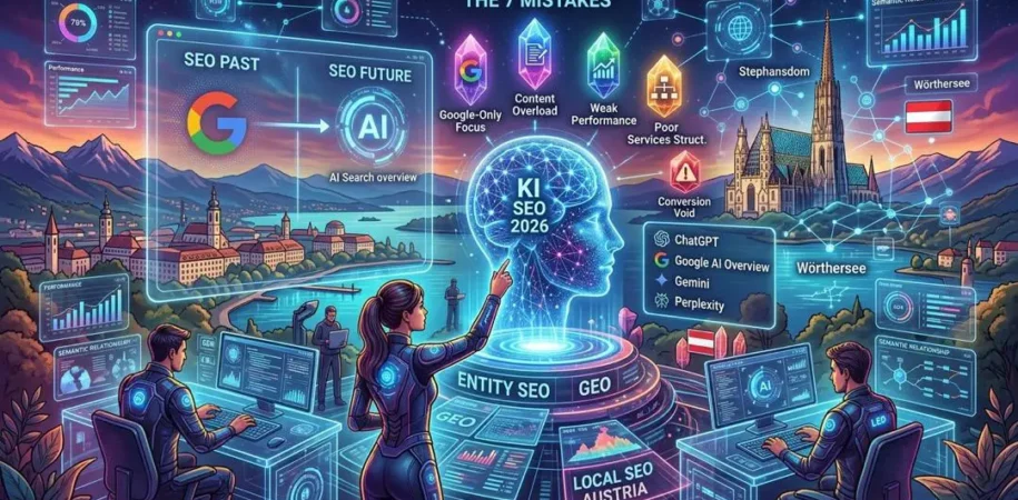 KI SEO 2026 für österreichische Unternehmen – AI Search, Google AI Overview und digitale Sichtbarkeit