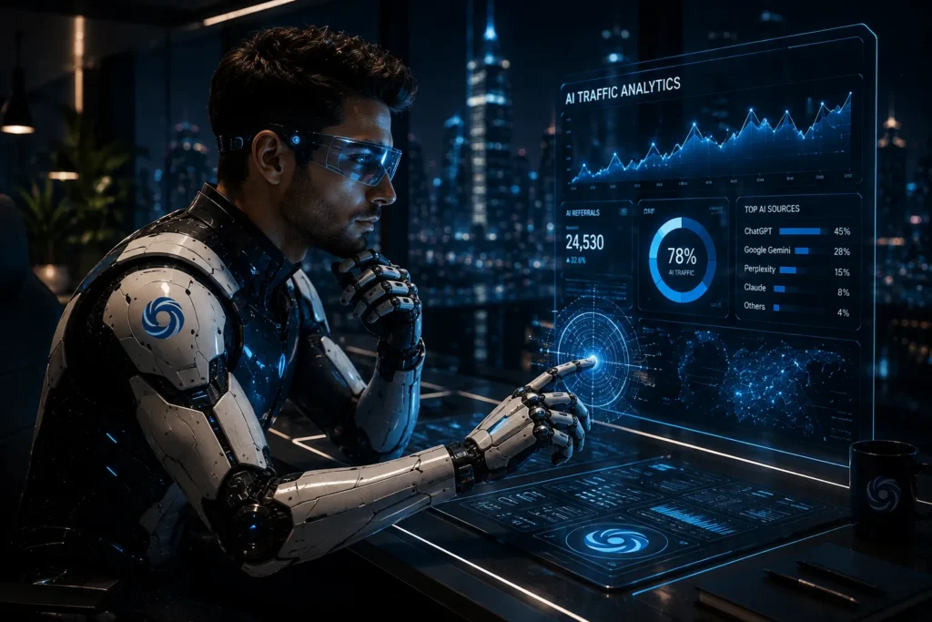 Analyse wichtiger AI Traffic KPIs aus ChatGPT, Gemini und anderen KI-Assistenten